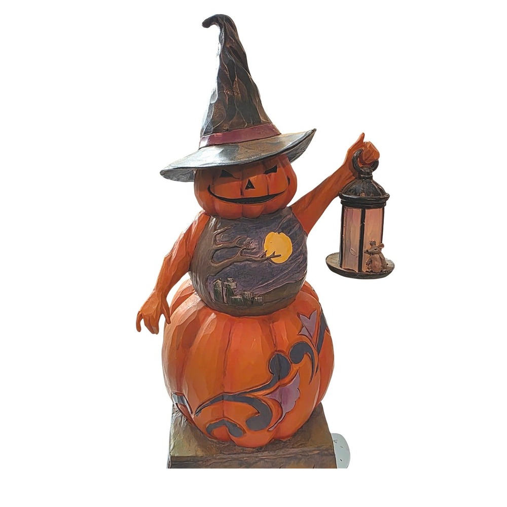 Jim Shore Heartwood Creek From Dusk Til Dawn Halloween Pumpkin Figurine
